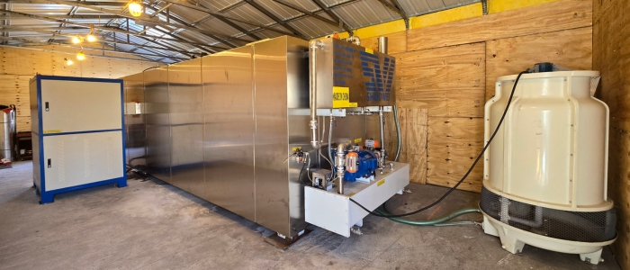 High-efficiency vacuum lumber kiln for fast and consistent wood drying