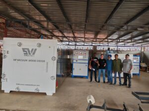 African Mvule wood dried in Uganda using Shuowei vacuum kiln