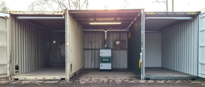 Shipping Container Kiln