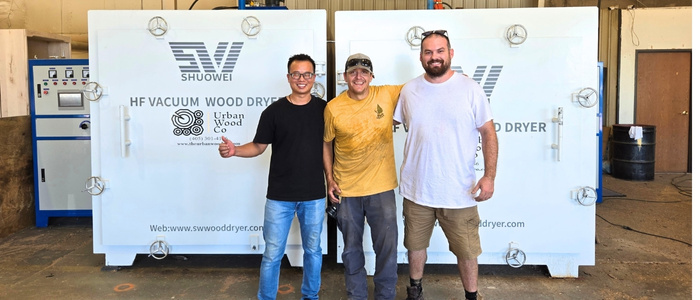 Carlos and Ryan with hf wood dryer