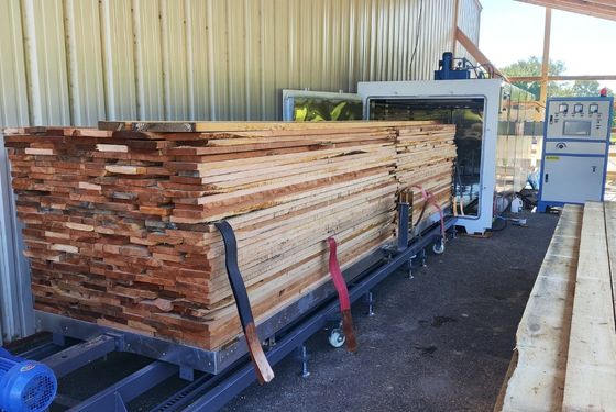 high frequency vacuum kiln for drying wood