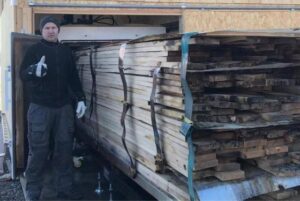 Shuowei wood drying kiln in Sweden