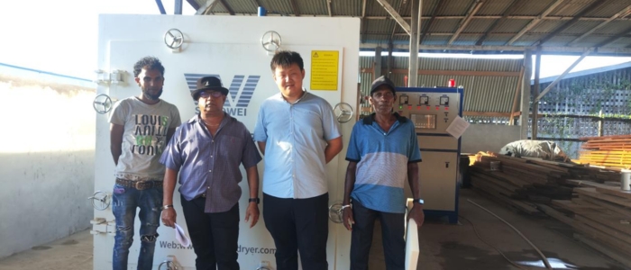HF vacuum kiln in Guyana’s Timber factory.