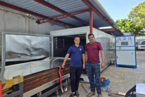 Fast Vacuum Kiln Drying Mninga in Tanzania – From 3 Months to 10 Days