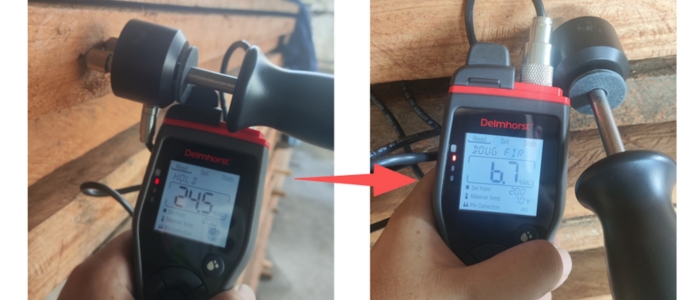 Crabwood Moisture Content