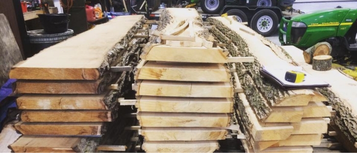 How to Store Live Edge Slabs