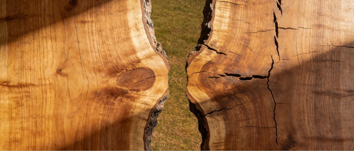 Compare the top and bottom of a slab to check for hidden cracks