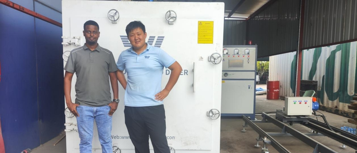 shuowei vacuum kiln in Tanzania